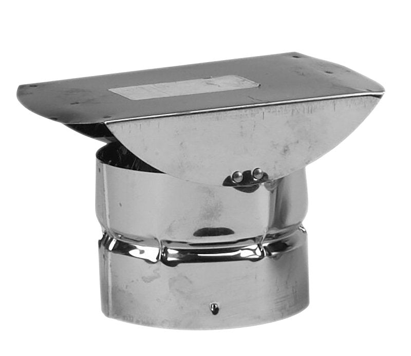 SELKIRK Horz Termination Cap Ss 4In PLUMBING, HEATING & VENTILATION SELKIRK