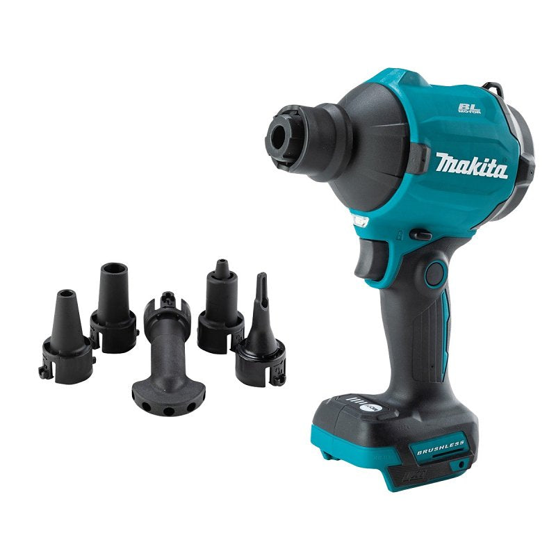 MAKITA Makita XSA01Z High-Speed Blower/Inflator, Tool Only, 18 V, Lithium-Ion, 4-Speed, 39 cfm Air