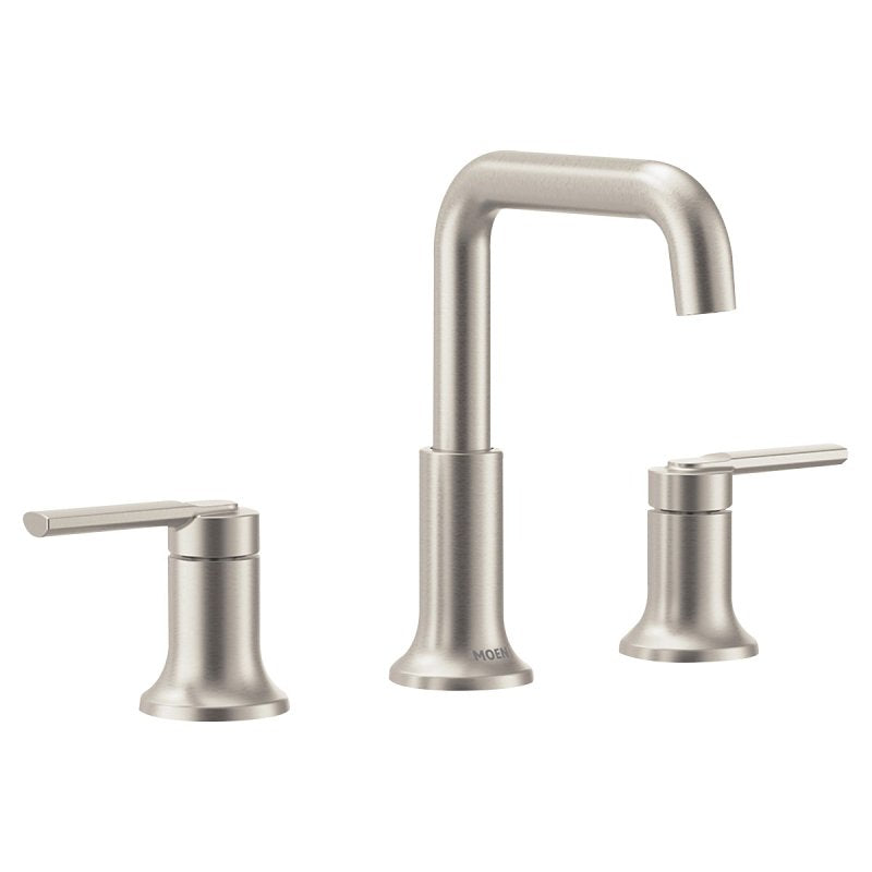 MOEN Moen Zyla Series 84142SRN Bathroom Faucet, 1.2 gpm, 2-Faucet Handle, 3-Faucet Hole, Metal/Plastic/Stainless Steel