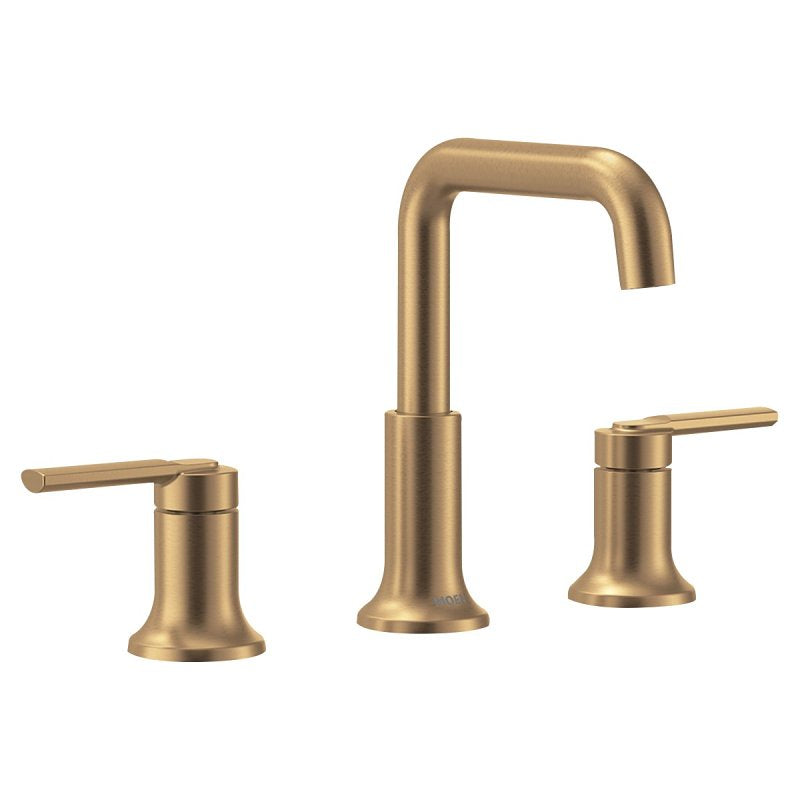 MOEN Moen Zyla Series 84142BZG Bathroom Faucet, 1.2 gpm, 2-Handle, 3-Faucet Hole, Metal/Plastic/Stainless Steel