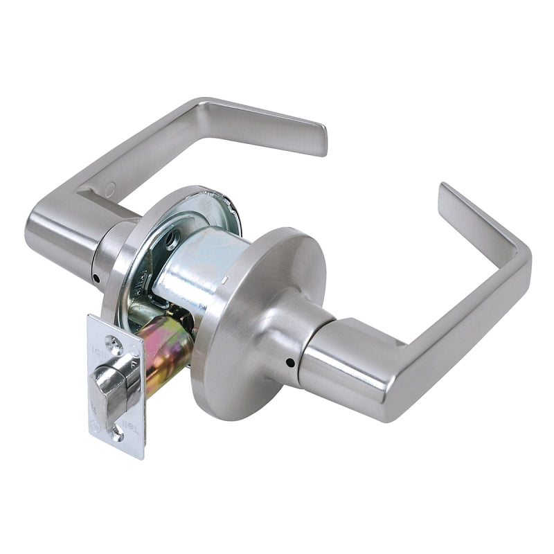 TELL MANUFACTURING Tell Manufacturing CL100197 Passage Lever, Satin Chrome, Steel, Reversible Hand, 2 Grade HARDWARE & FARM SUPPLIES TELL MANUFACTURING
