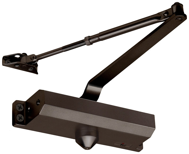TELL MANUFACTURING Tell Manufacturing 500 Series DC100033 Door Closer, #1 to 4 Spring, Aluminum