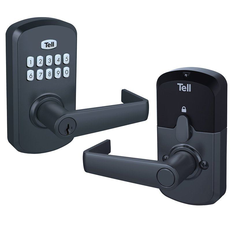 TELL MANUFACTURING Tell Manufacturing LE2000 Series CL103931 Door Lock, Modern Design, Matte, Commercial, 2 Grade, Metal, Lever Handle, Yes