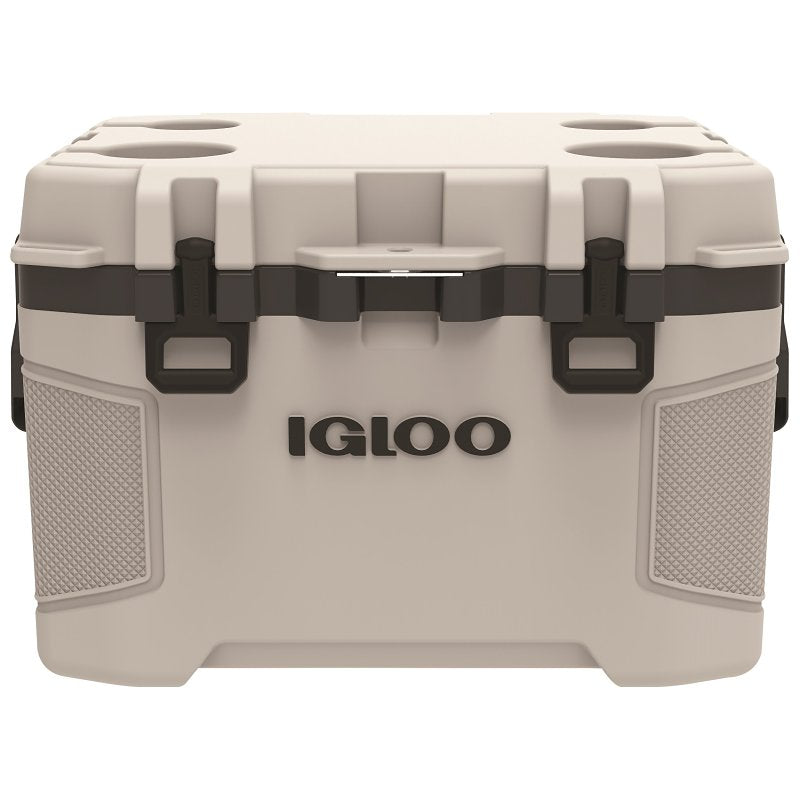 IGLOO Igloo Trailmate Series 0050215 Cool Box, 50 qt Cooler, Polyethylene/Polypropylene, BoneObsidian Gray OUTDOOR LIVING & POWER EQUIPMENT IGLOO