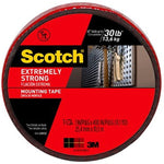 SCOTCH Scotch 414-LONG-DC Mounting Tape, 400 in L, 1 in W, Black PAINT SCOTCH