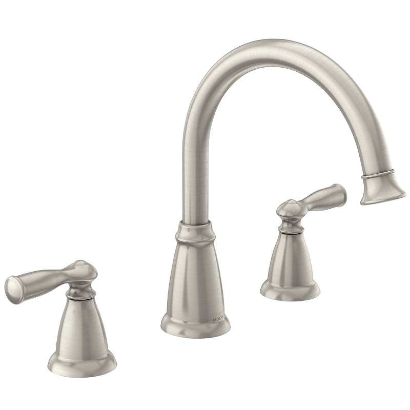 MOEN Moen Banbury Series 86924SRS Tub Faucet, 2-Handle, Metal, Nickel Plated PLUMBING, HEATING & VENTILATION MOEN