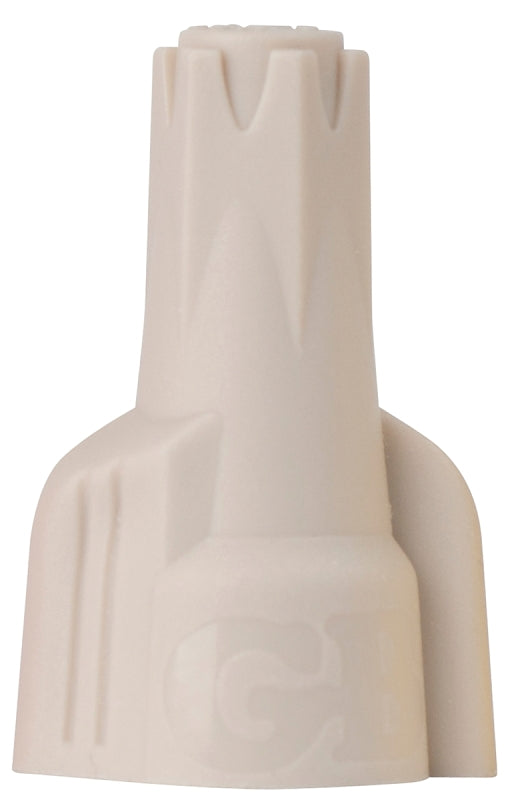 GB Gardner Bender Hex-Lok 19-1H1 Wire Connector, Tan, 22 to 8 AWG Wire, Copper Contact, Thermoplastic ELECTRICAL GB