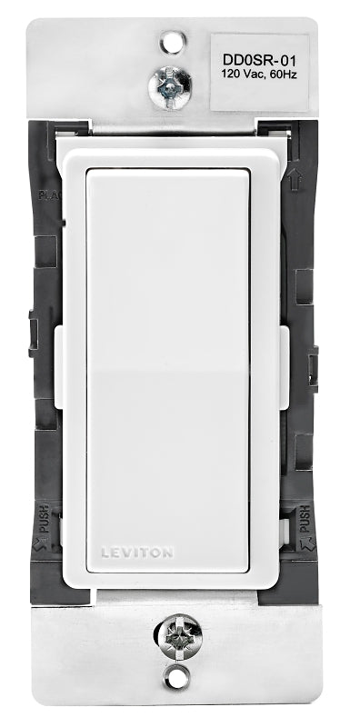 LEVITON Leviton R01-DD0SR-01M Switch Remote Dimmer, 3 -Way, 120/277 VAC, 60 Hz, Bluetooth, Hardwired ELECTRICAL LEVITON