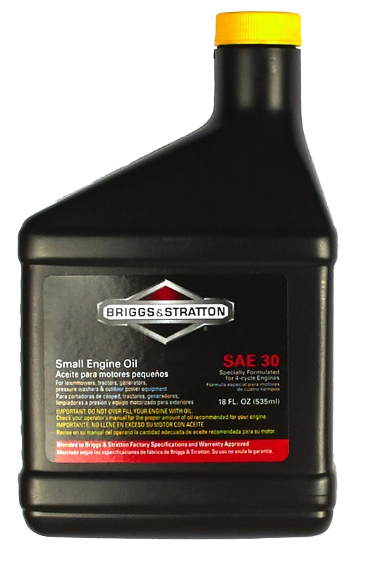 BRIGGS & STRATTON Briggs & Stratton 100005 Engine Oil, 30W, 18 fl-oz