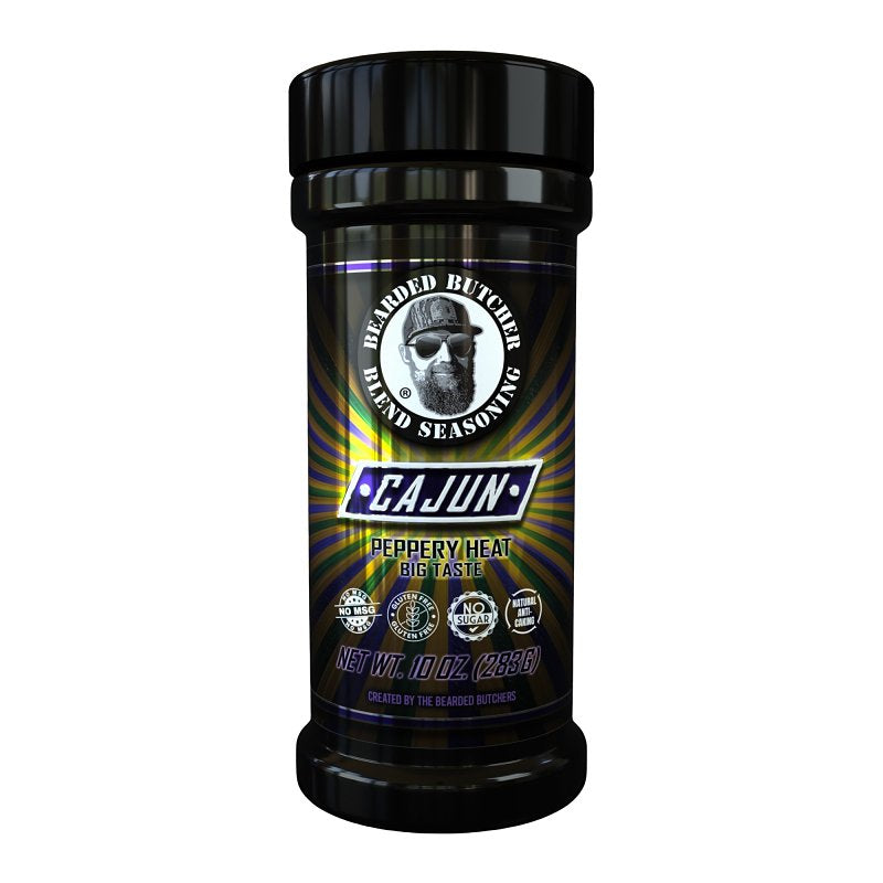 BEARDED BUTCHER Bearded Butcher BB-4186 Seasoning, Blend Cajun, 10 oz Can