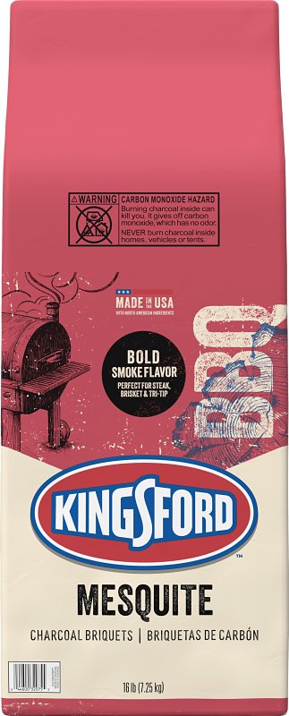 KINGSFORD Kingsford 32075 Charcoal, Mesquite, 16 lb