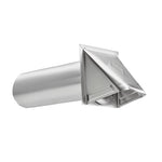 LAMBRO Lambro 344S Hood Vent, 6 in W Hood, 4-3/4 in H Hood, 4 in Duct, Aluminum Hood PLUMBING, HEATING & VENTILATION LAMBRO