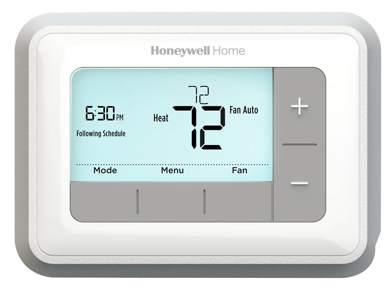 HONEYWELL Honeywell RTH7560E1001/E Programmable Thermostat, For: Heating, Cooling and Heat Pump System, Backlit Display, White PLUMBING, HEATING & VENTILATION HONEYWELL