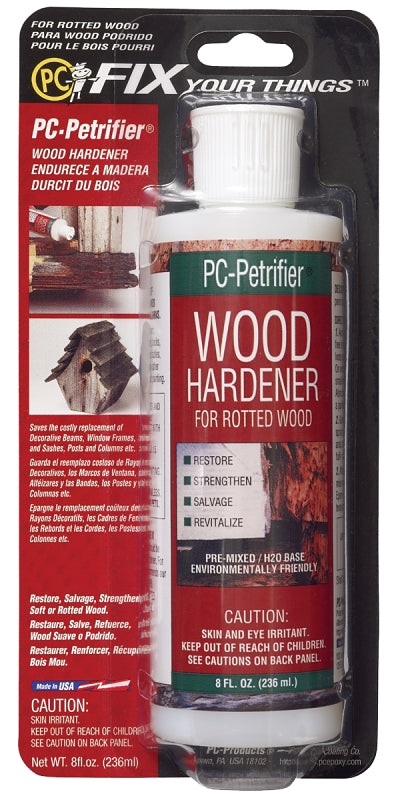 PROTECTIVE COATING Protective Coating 084441 Wood Hardener, Liquid, Milky White, 8 oz, Bottle