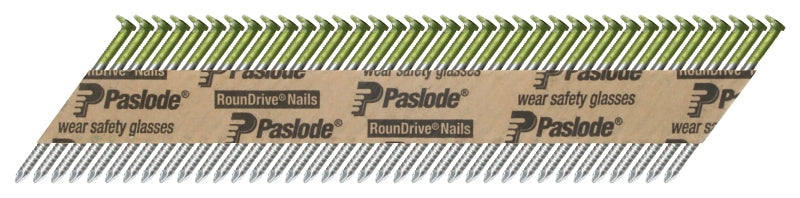 PASLODE Paslode 650381 Framing Nail, 2 in L, Low Carbon Steel, Hot-Dip Galvanized, Round Head, Ring Shank