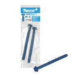 ITW BRANDS - TAPCON Tapcon+ 50446 Heavy-Duty Concrete Screw Anchor, 3/8 in Dia, 6 in L, Carbon Steel, Blue Climaseal-Coated HARDWARE & FARM SUPPLIES ITW BRANDS - TAPCON
