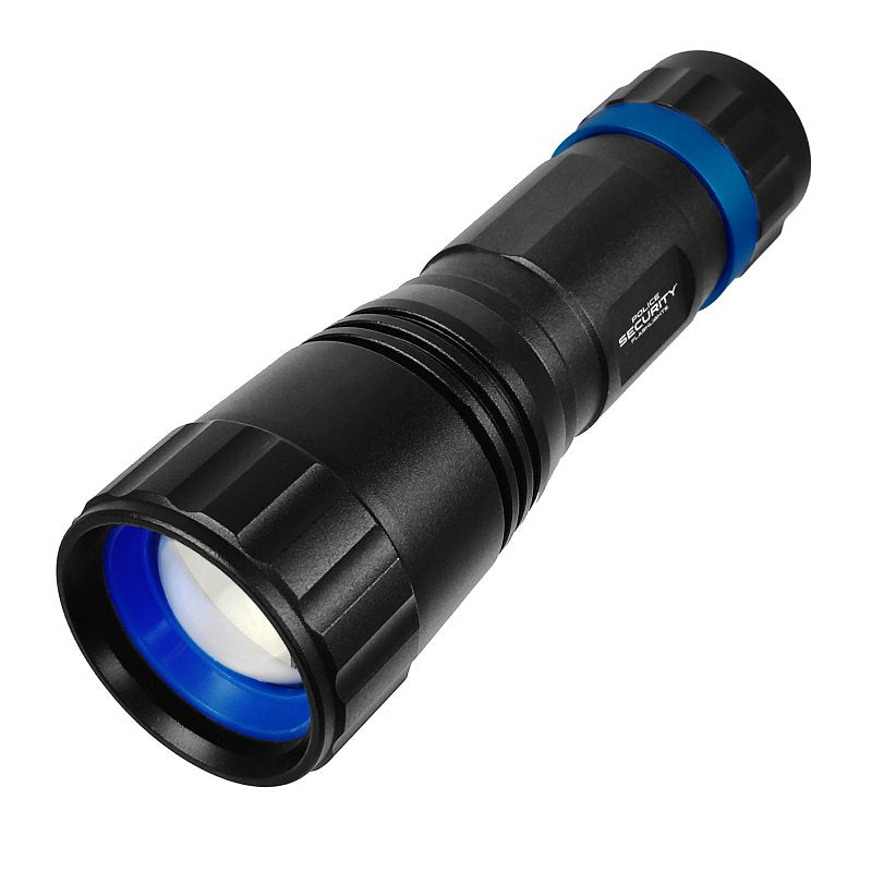 POLICE SECURITY Police Security 98699 Scope Flashlight, AAA Battery, Alkaline Battery, LED Lamp, 750 Lumens, 230 m Beam Distance, Black ELECTRICAL POLICE SECURITY