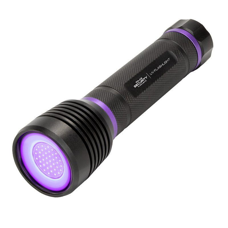POLICE SECURITY Police Security 98734 UV Flashlight, AAA Battery, Alkaline Battery, LED Lamp, 395 Lumens, 12 hr High Run Time ELECTRICAL POLICE SECURITY