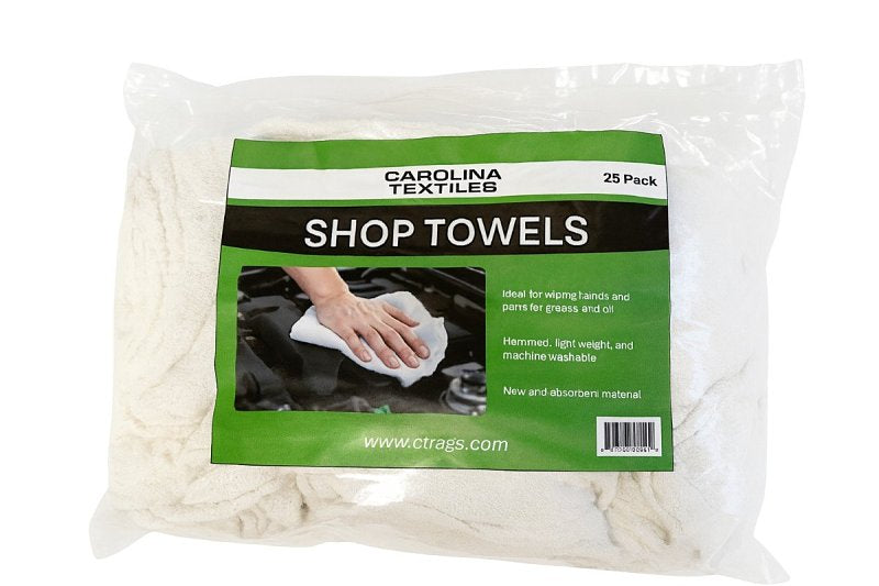 ALL RAGS SHOP TOWEL PREWASHED CTN 25PK PAINT ALL RAGS