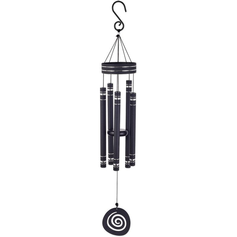 SUNSET VISTA DESIGN CO Sunset Vista Designs 93562 Wind Chime, Galaxy, Aluminum, Black