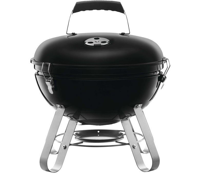 NAPOLEON GRILLS, WOLF S Napoleon Legend NK14K-LEG-3 Charcoal Kettle Grill, 13.5 sq-in Primary Cooking Surface, Black
