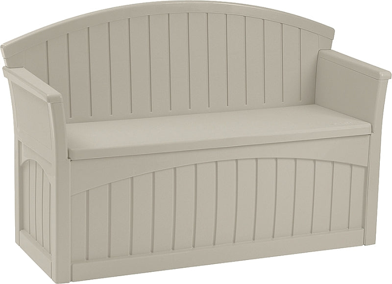 SUNCAST Suncast PB6700 Patio Bench, 52-3/4 in W, 21 in D, 34-1/2 in H, Resin Seat
