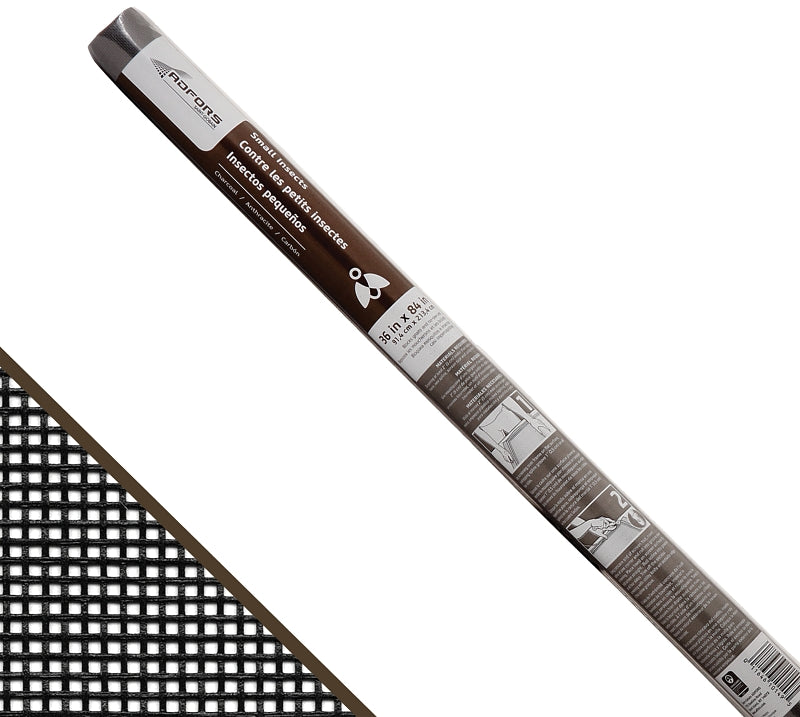 ADFORS Adfors FCS10149-M Window Screen, 84 in L, 36 in W, Fiberglass, Black