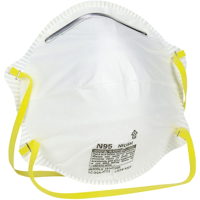 BOSS MFG Safety Works 10102481 Disposable Dust Respirator, One-Size Mask, White, N95 Filter Class CLOTHING, FOOTWEAR & SAFETY GEAR BOSS MFG