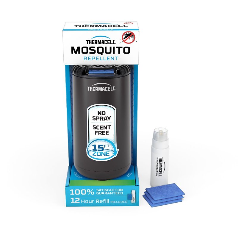 THERMACELL Thermacell Patio Shield MRPSL Mosquito Repeller, Graphite LAWN & GARDEN THERMACELL