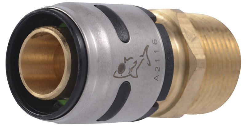 SHARKBITE SharkBite EvoPEX K134A Adapter, 3/4 in, Push-Fit x MHT, 160 psi Pressure