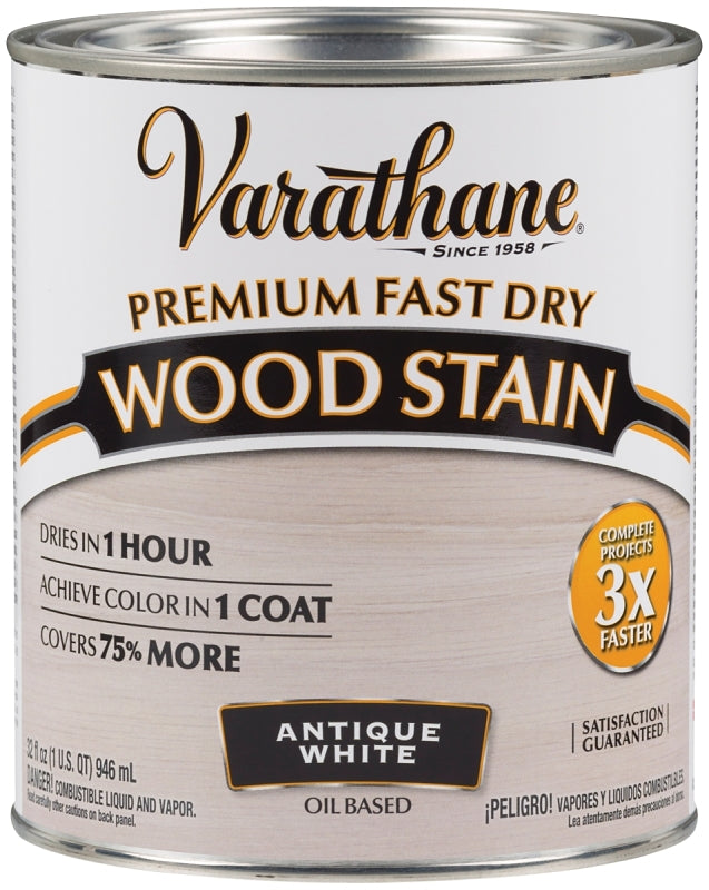 VARATHANE Varathane 297424 Wood Stain, Antique White, Liquid, 1 qt, Can