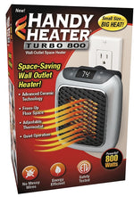 ONTEL PRODUCTS Handy Heater Turbo 800 HEATTB-MC12/4 Space Heater, 15 A, 120 V, 800 W, 1-Heat Setting