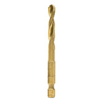 DEWALT DEWALT DD5116 Impact Drill Bit, 1/4 in Dia, 3-3/16 in OAL, Spiral Flute, 1/4 in Dia Shank, Hex Shank TOOLS DEWALT