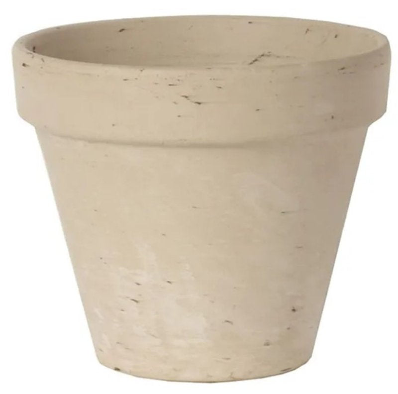 BORDER CONCEPTS INC Border Concepts 805559 Pot, 6 in Dia, 5-1/4 in H, Granite Clay, Terracotta