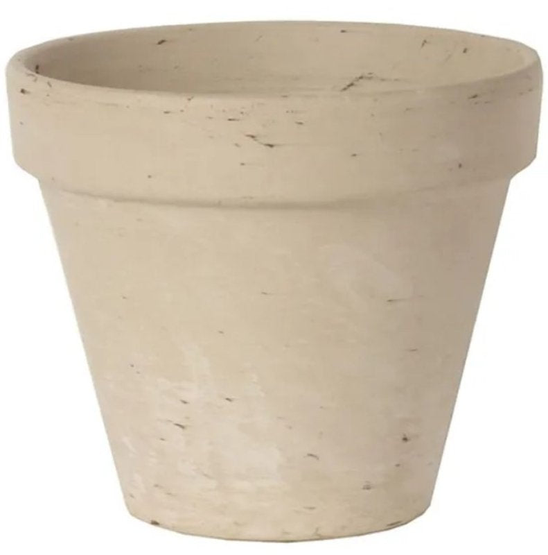 BORDER CONCEPTS INC Border Concepts 805557 Pot, 4-1/4 in Dia, 3-3/4 in H, Granite Clay, Terracotta