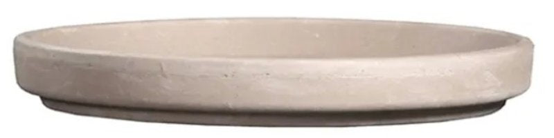 BORDER CONCEPTS INC Border Concepts 805455 German Waterproof Saucer, 5 in Dia, Clay, Granite