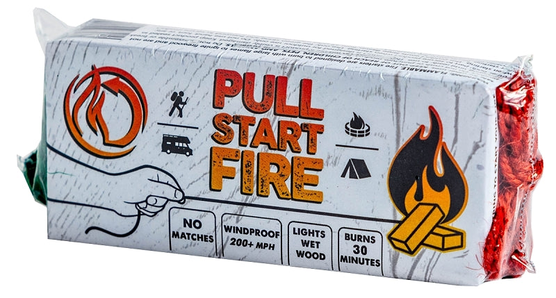 PULL START FIRE Pull Start Fire 77307 Pull String Fire Starter OUTDOOR LIVING & POWER EQUIPMENT PULL START FIRE