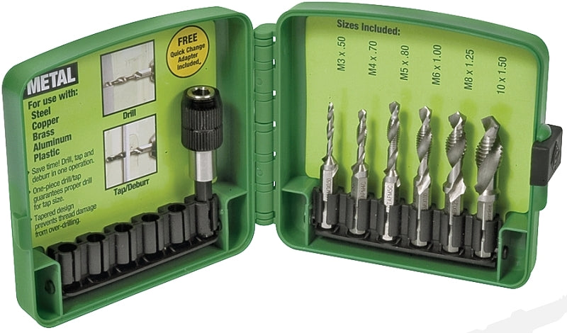 GREENLEE Greenlee DTAPKIT Drill/Tap Kit, Steel AUTOMOTIVE GREENLEE
