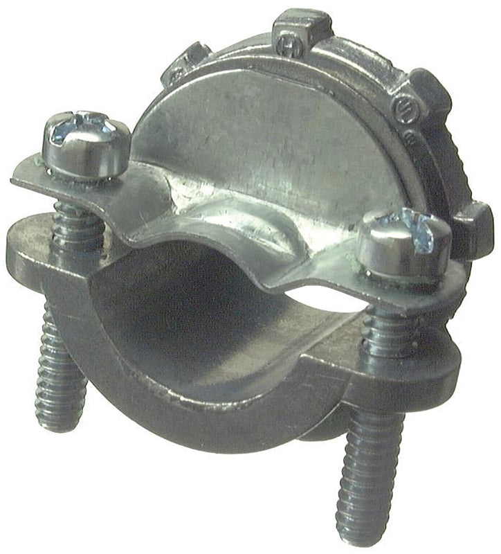 HALEX Halex 20511 Clamp Connector, 3/8 in, 1-3/16 in L, Zinc, 5/BAG