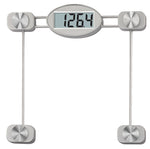TAYLOR Taylor 75274192 Bathroom Scale, 400 lb Capacity, LCD Display, Metal Housing Material, Clear, 13.38 in OAW, 13.41 in OAD HOUSEWARES TAYLOR