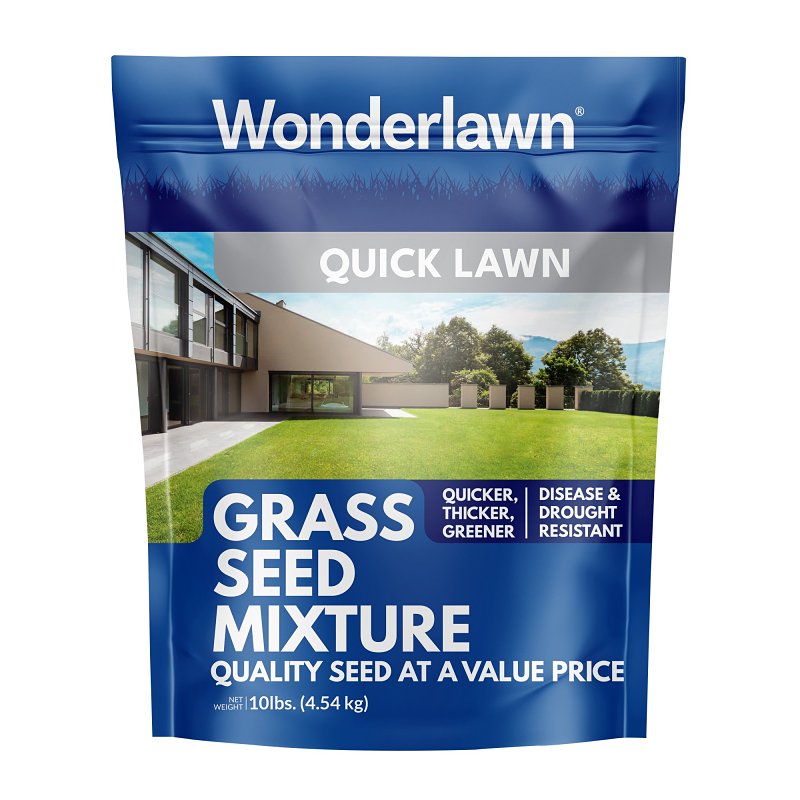 BARENBRUG Wonderlawn Quick Lawn 70210 Grass Seed, 10 lb