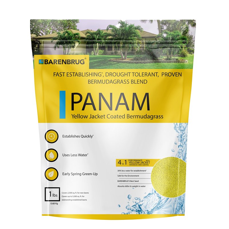 BARENBRUG Wonderlawn 10057 Bermuda Grass Seed, 1 lb Bag