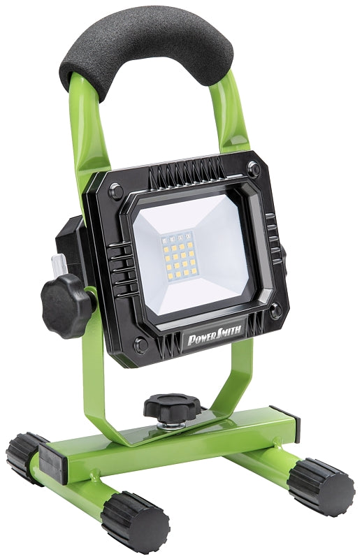 POWERSMITH PowerSmith PWLR108S Rechargeable Work Light, 16 W, Lithium-Ion Battery, 1-Lamp, LED Lamp, 800/400/200 Lumens