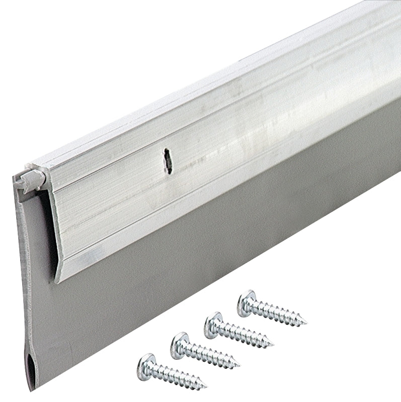 M-D M-D 05389 Door Sweep, Aluminum Flange, 36 in L, 1/4 in W, Aluminum Flange, Vinyl Insert HARDWARE & FARM SUPPLIES M-D
