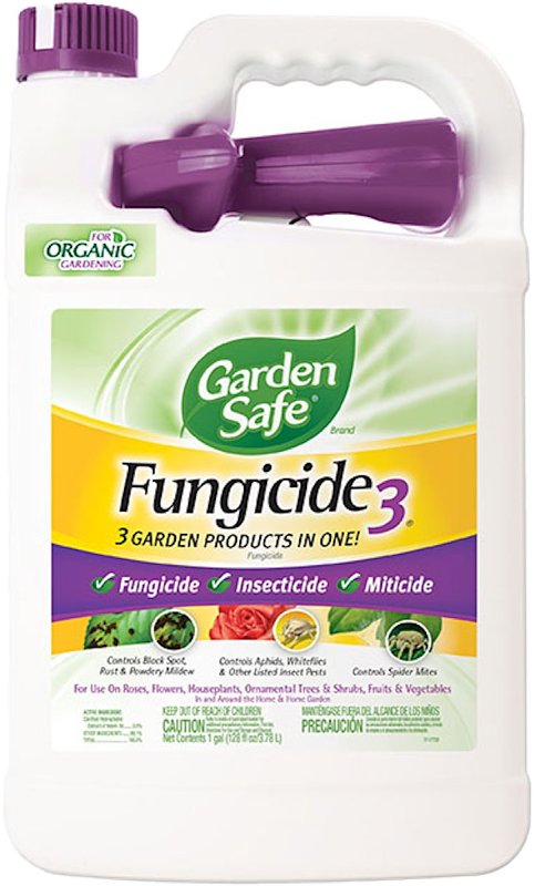 GARDEN SAFE Garden Safe HG-93202 Fungicide, Liquid, Sour Garlic, Milky-White, 1 gal LAWN & GARDEN GARDEN SAFE