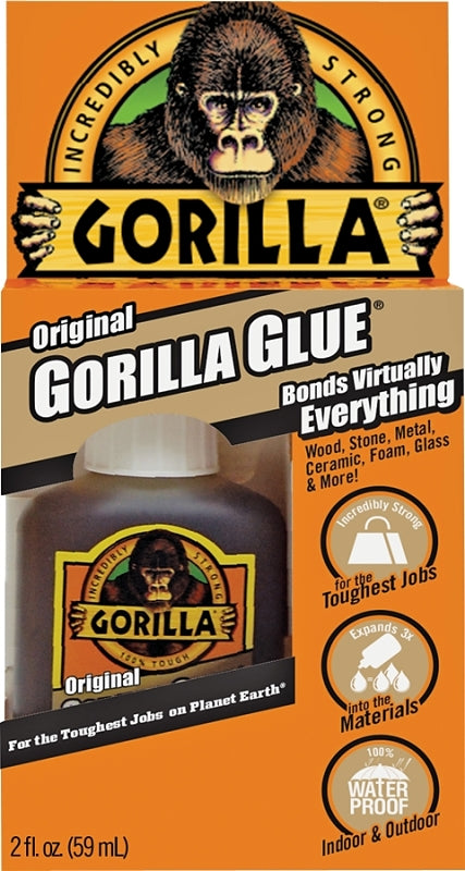 GORILLA Gorilla 5000201 Glue, Brown, 2 oz Bottle PAINT GORILLA