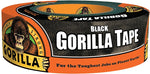 GORILLA Gorilla 105629 Gorilla Tape, 30 yd L, 1.88 in W, Polyethylene Coated Cloth Backing, Black PAINT GORILLA