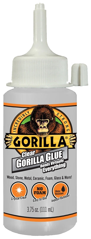 GORILLA Gorilla 4537502 Glue, Clear, 3.75 oz Bottle PAINT GORILLA