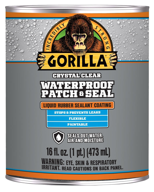 GORILLA Gorilla 105367 Rubberized Spray Coating, Waterproof, Clear, 16 oz