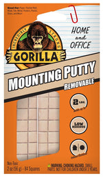 GORILLA Gorilla 102745 Mounting Putty, Gray, 2 oz PAINT GORILLA
